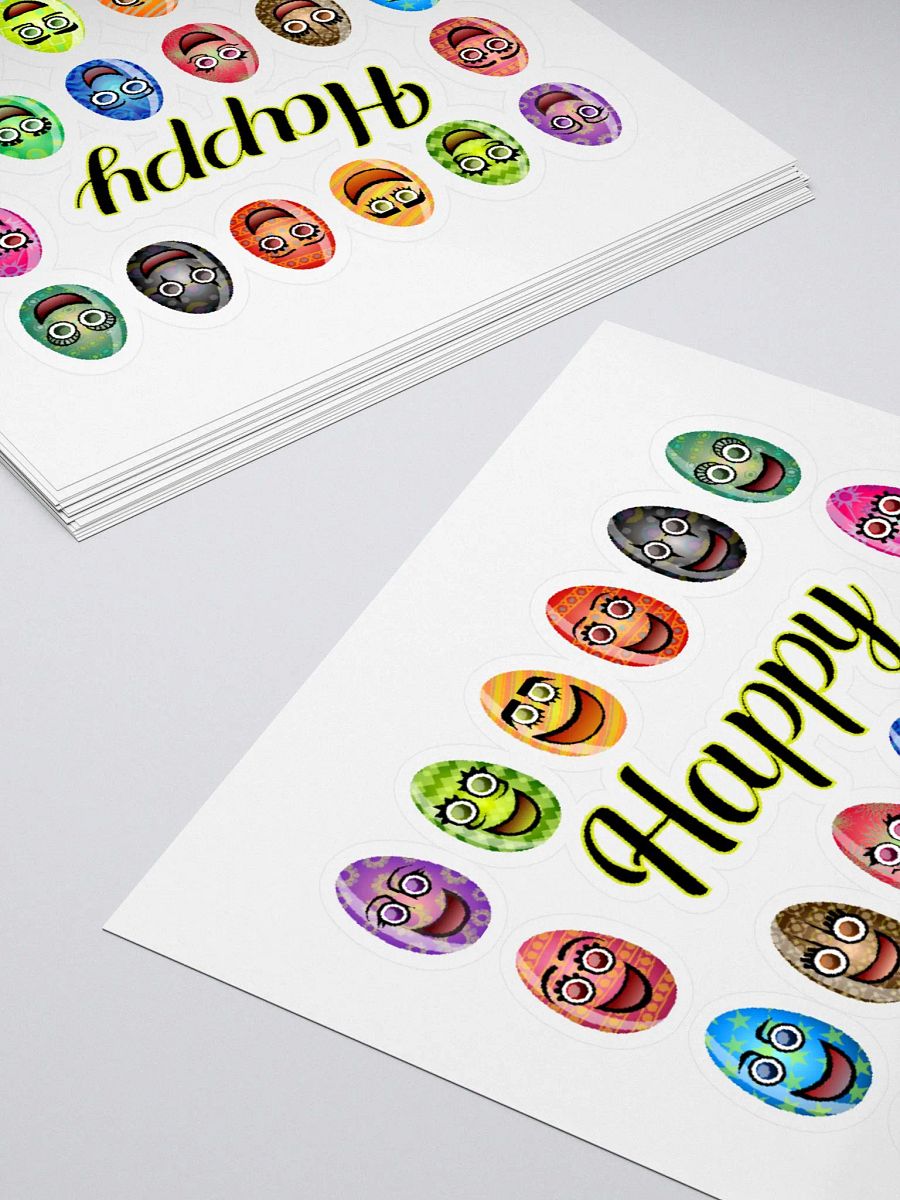 Happy Eggs Kiss Cut Stickers product image (12)