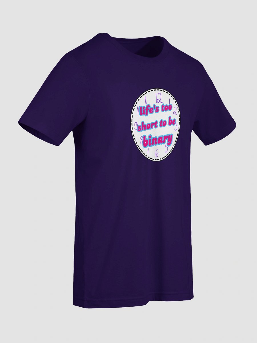 life's too short to be binary androgyne t-shirt product image (9)