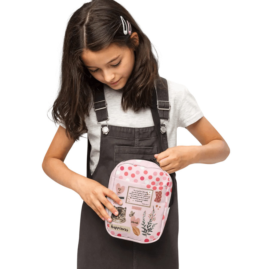 Matthew 22:37-39 | Chic Boho Collage Crossbody Bag product image (4)
