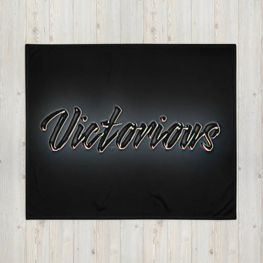 Victorious - Black - Throw Blanket product image (4)