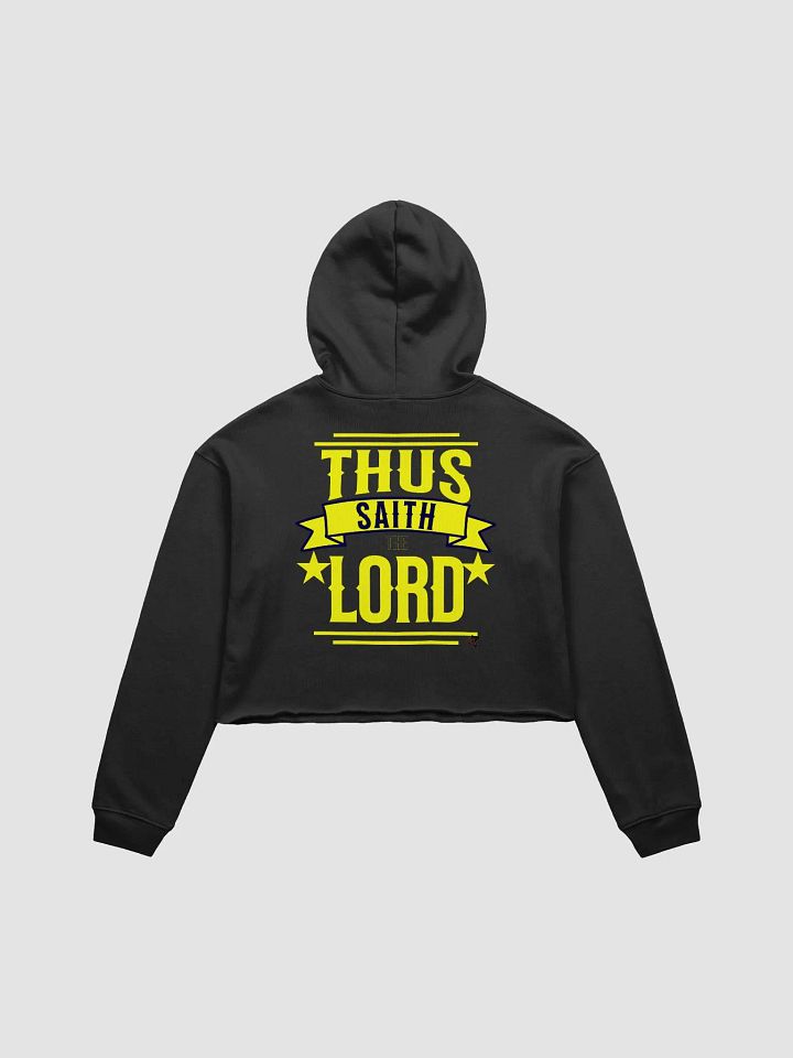 Divine Proclamation Crop Hoodie product image (1)