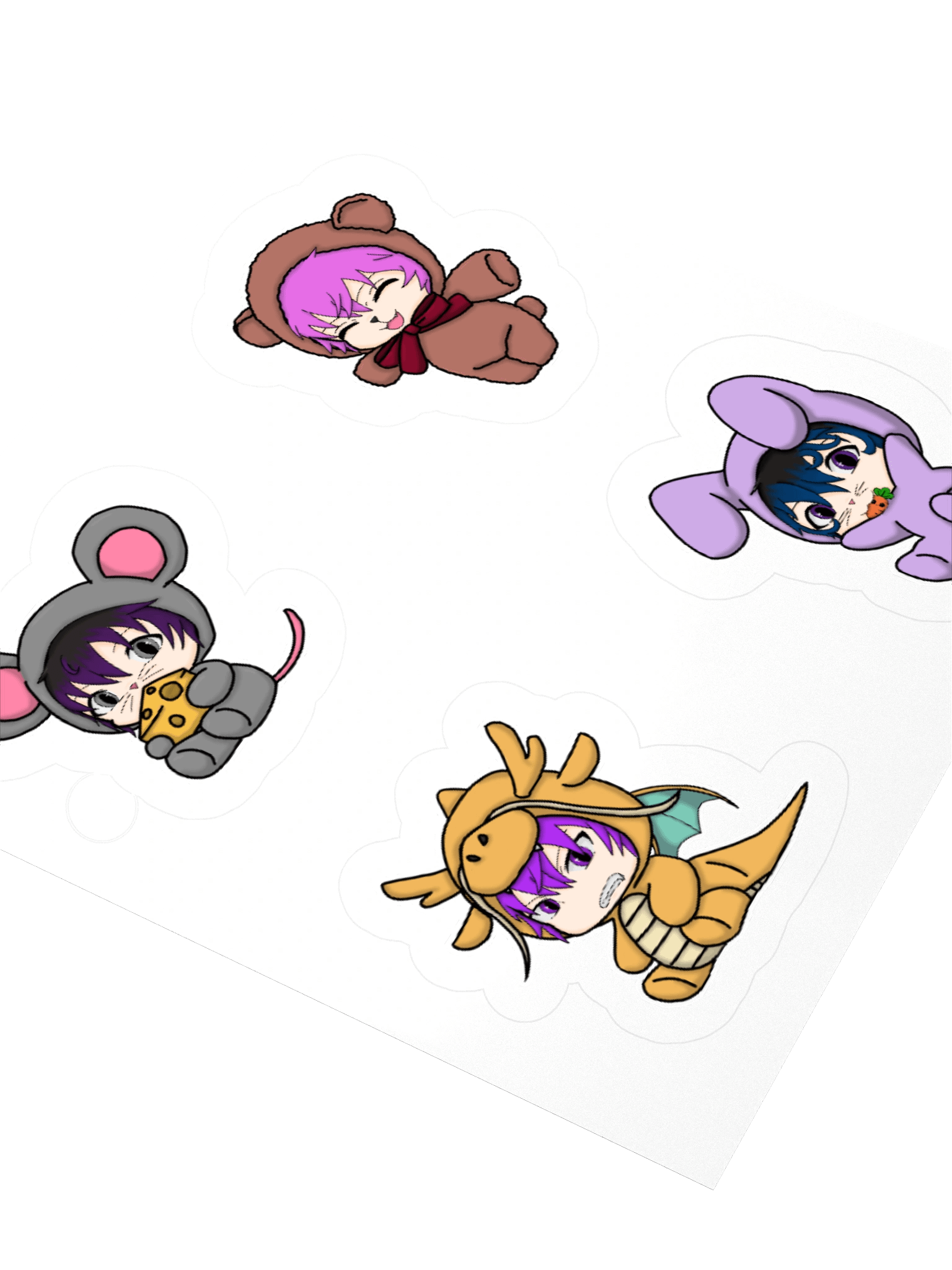 Famo Animal Onesie Stickers product image (9)