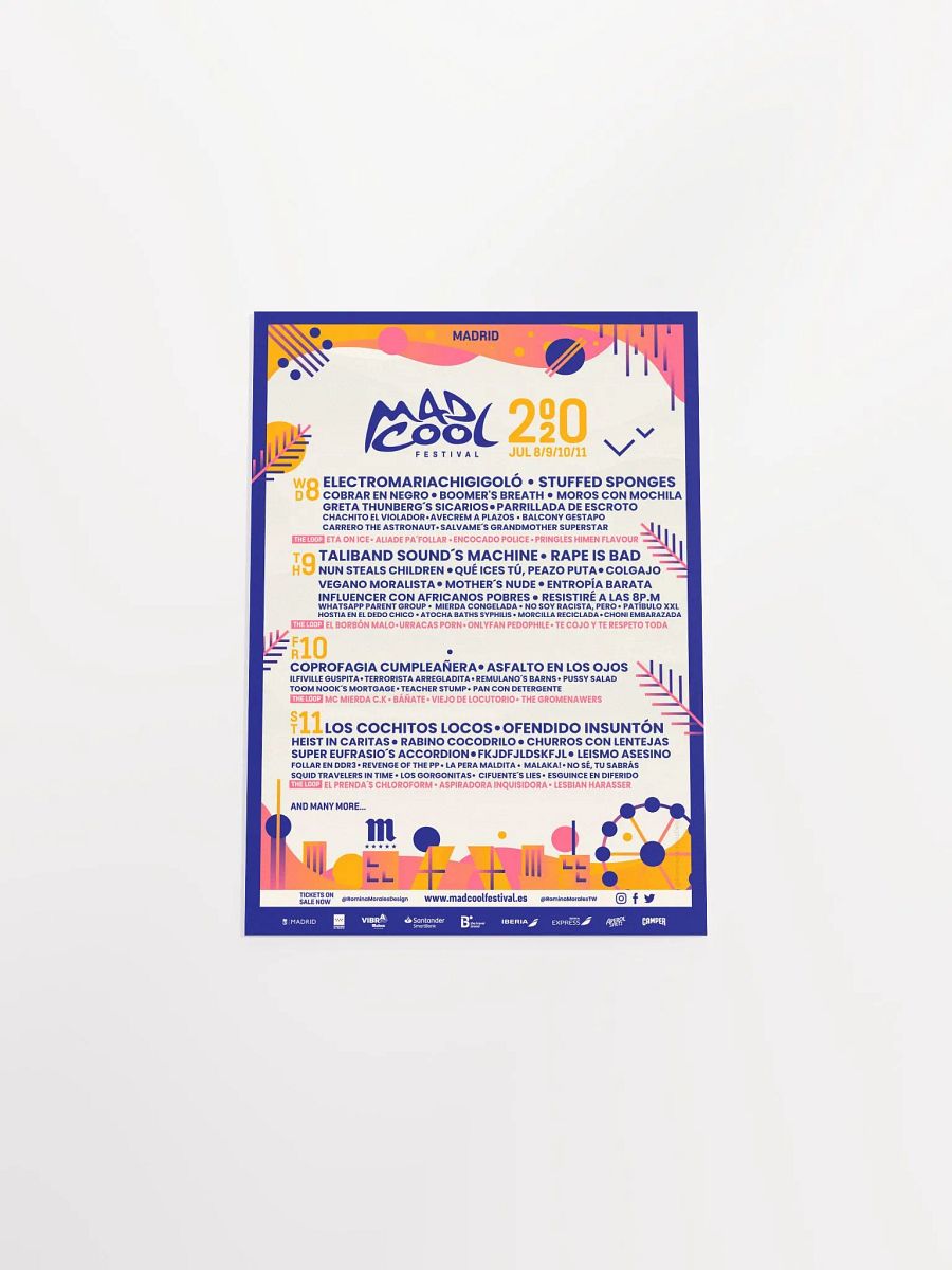Póster Parodia Madcool 2020 product image (4)