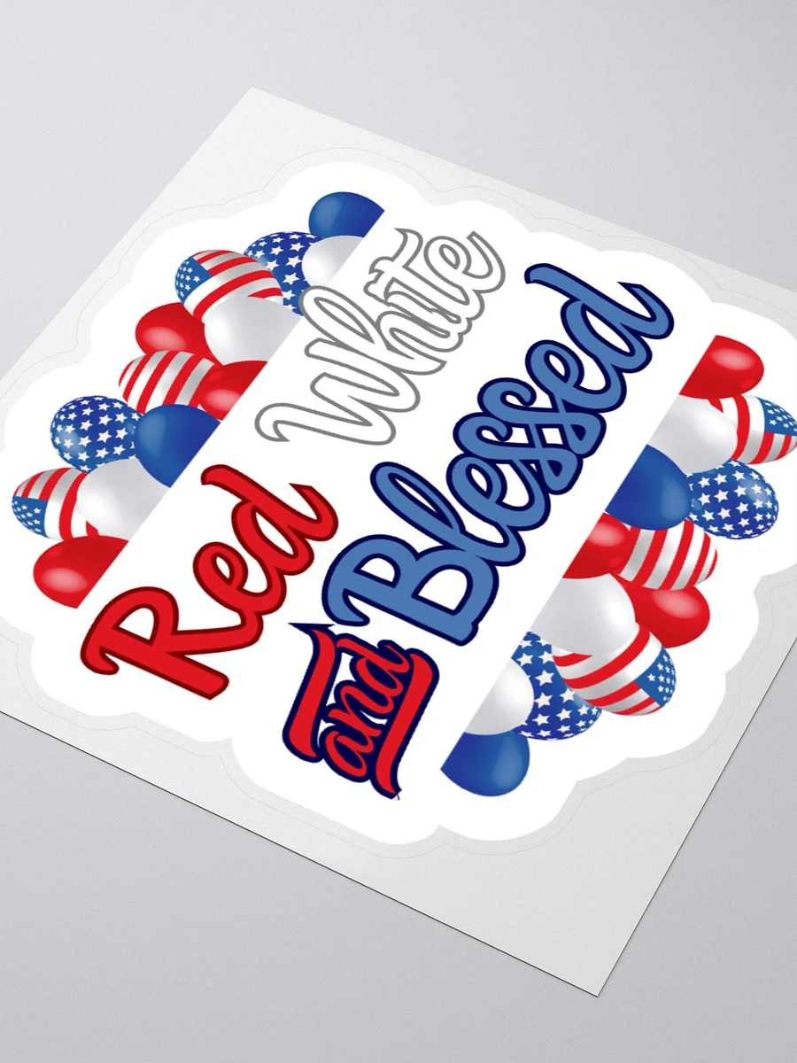 Red, White And Blessed Sticker product image (3)