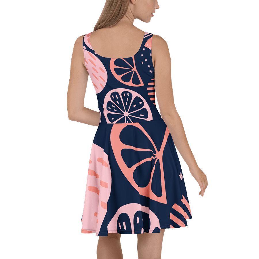 Citrus Dream All-Over Print Skater Dress product image (4)