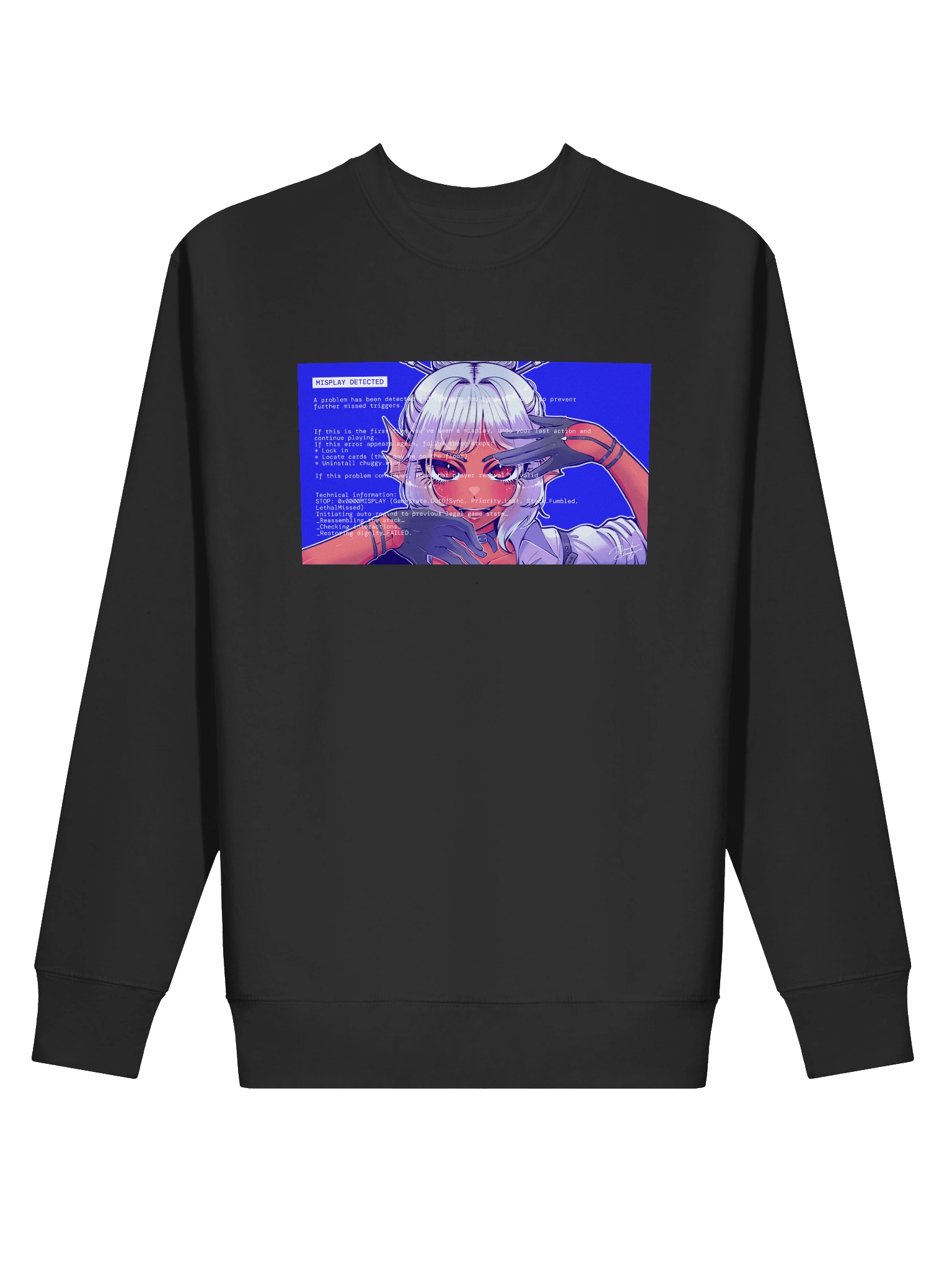 Misplay Detected Crew Neck Sweatshirt product image (4)
