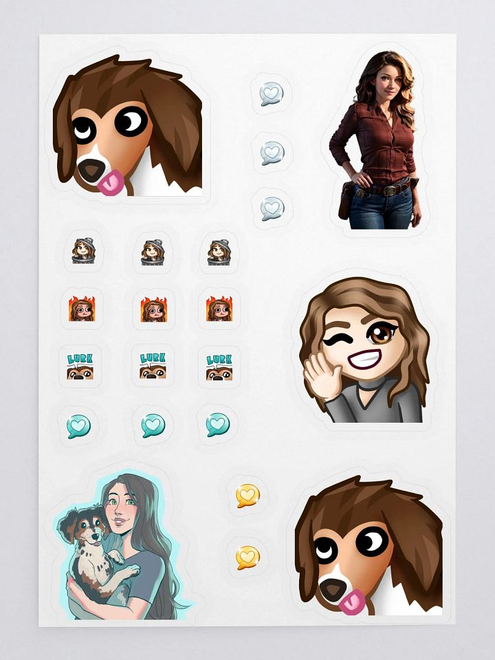 Emote Sticker Sheet product image (1)