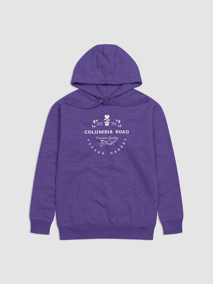 Columbia Road Market Cozy Unisex Hoodie (Purple) product image (1)