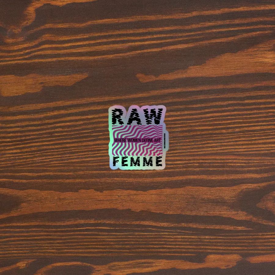 Kiss-Cut Holographic Stickers: Where Women Define Art product image (5)