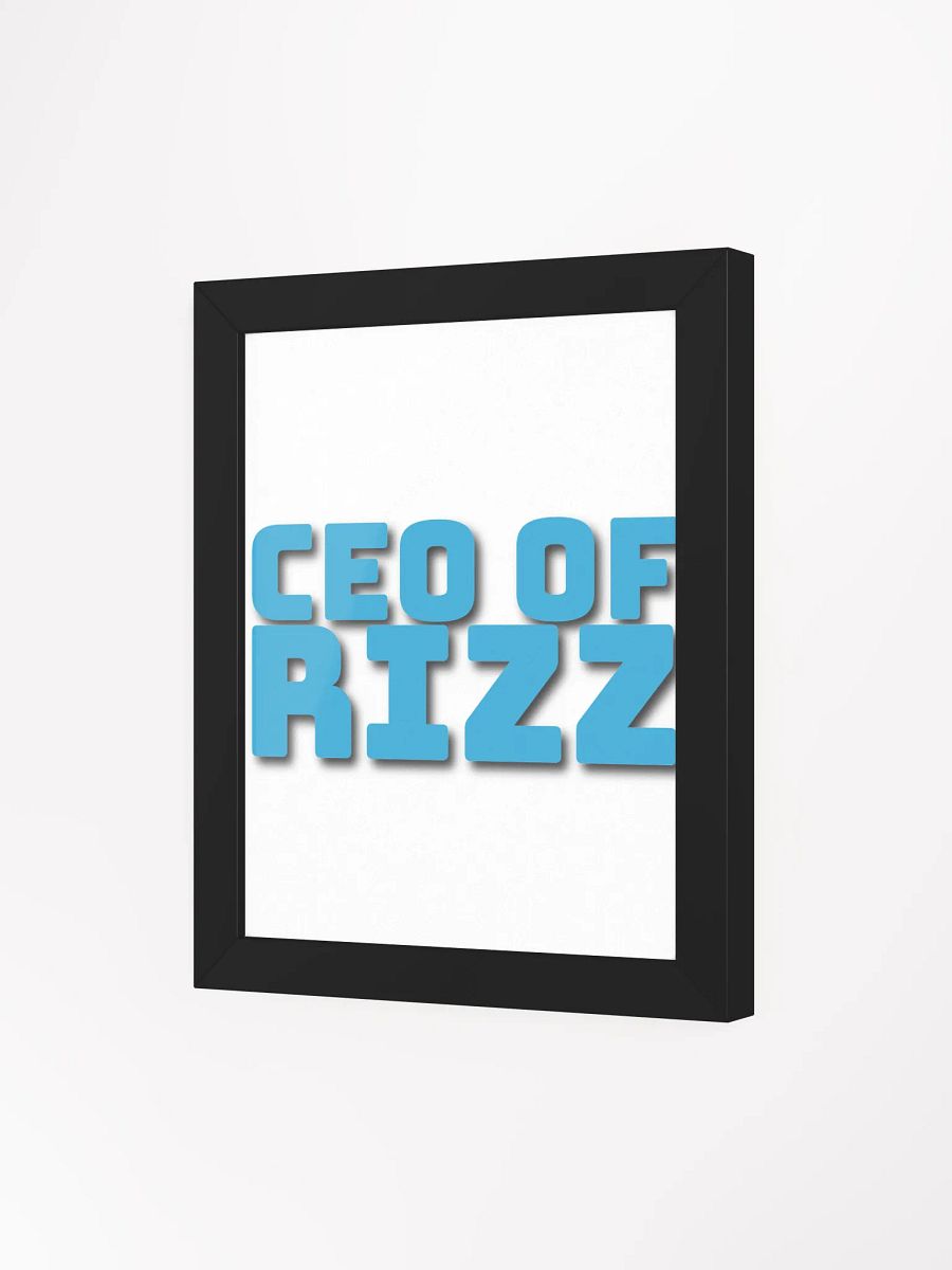 CEO Of Rizz Matte Poster product image (55)