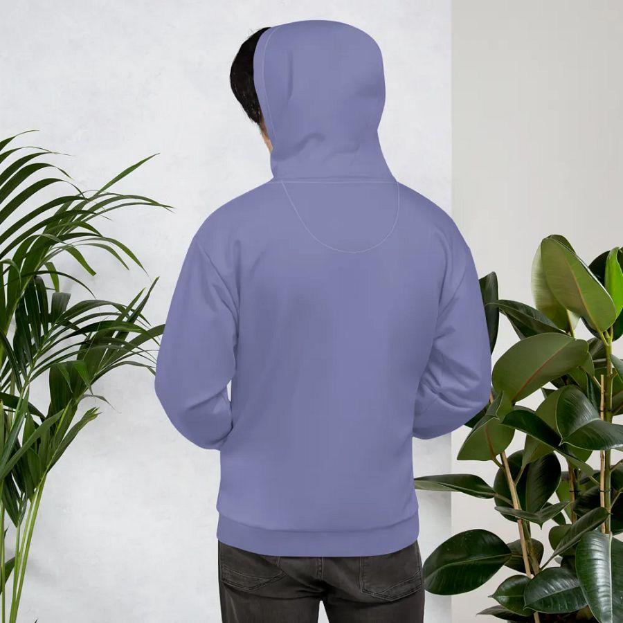 Plain Purple Soft Summer Unisex Recycled Polyester Heavyweight Premium Hoodie by Treasure Pie product image (11)