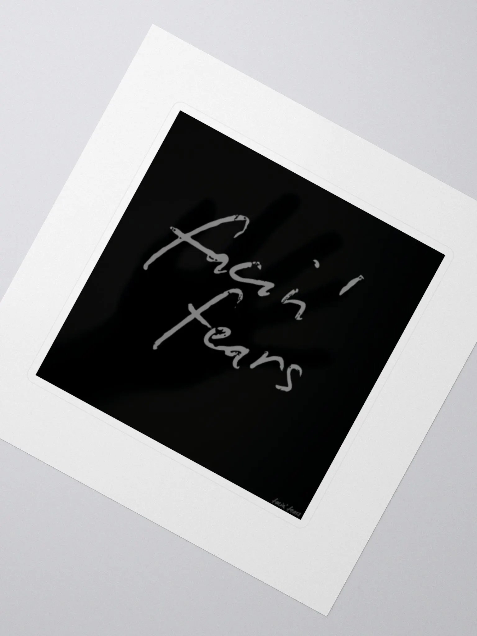 Facin' Fears Sticker product image (2)