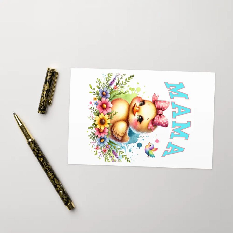 Tranquil Duckling MAMA Greeting Card product image (2)