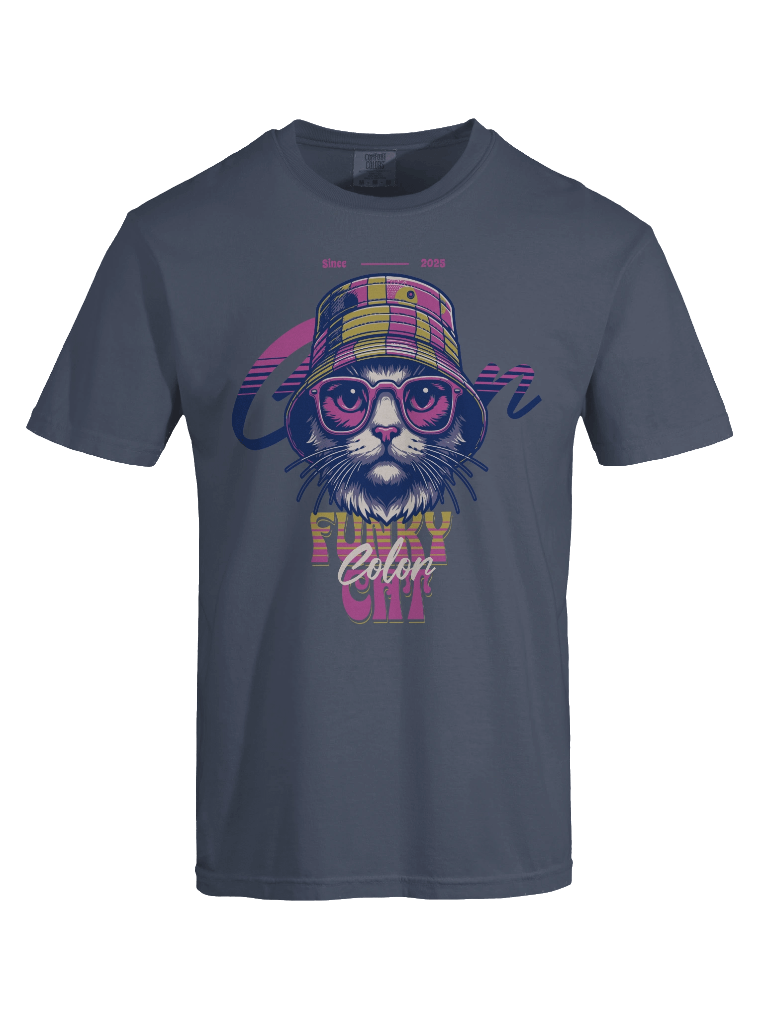 Trendy and Colorful: Funky Cat T-Shirts for Everyone product image (69)