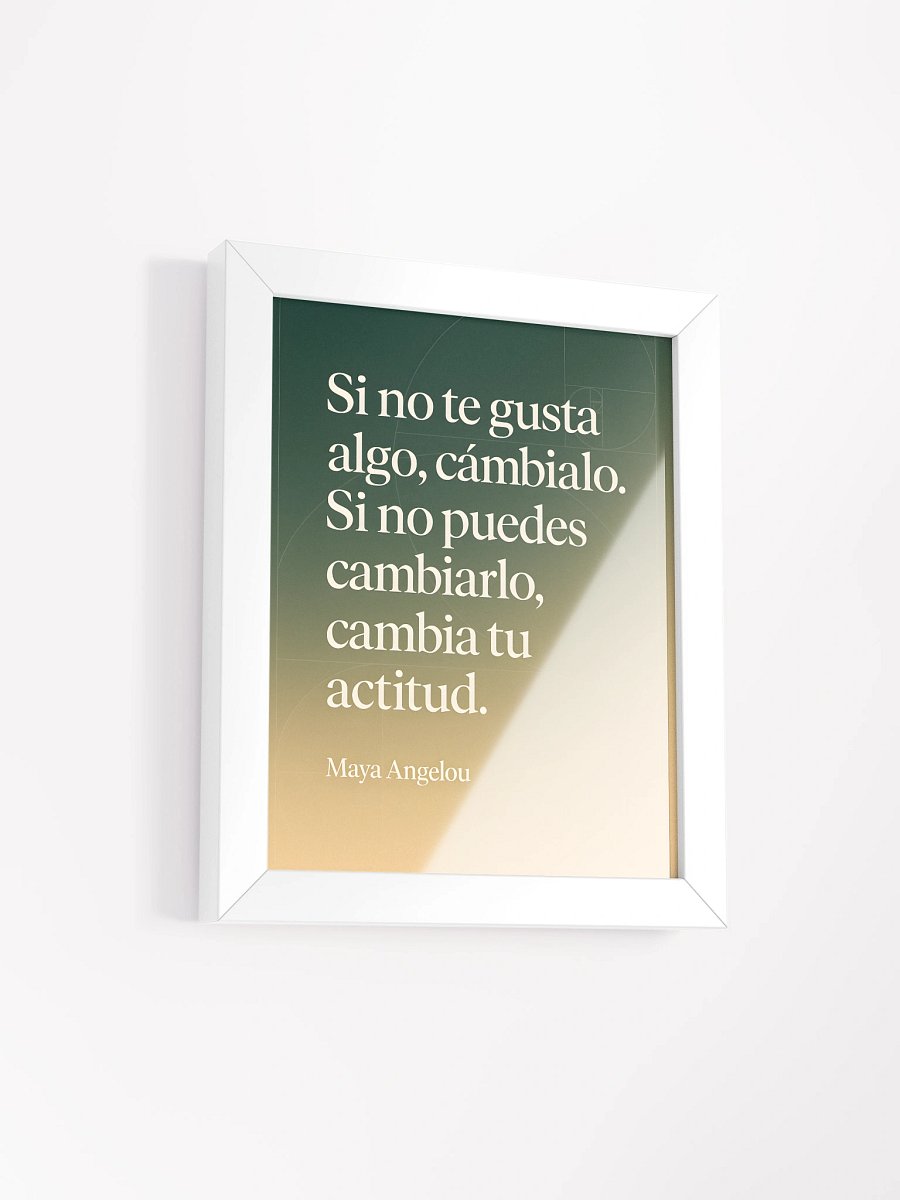 Póster ultra-premium Maya Angelou con máxima calidad técnica y refinamiento product image (2)