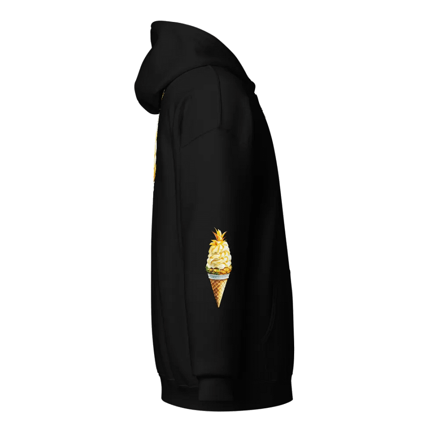 Life's Too Short Pineapple Ice-cream Cone Zip Front Hoodie product image (29)
