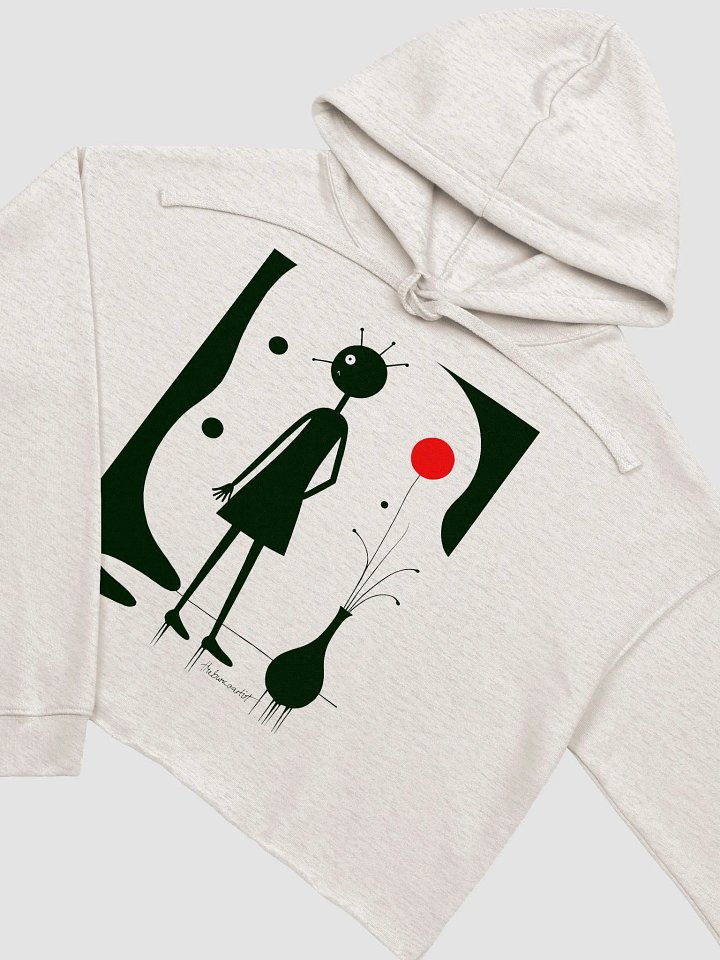 Bella+Canvas Fleece Crop Hoodie product image (1)