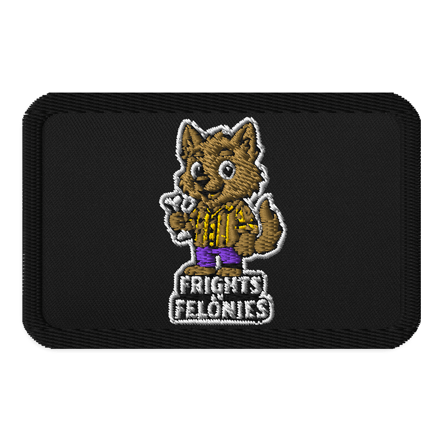 Howling Fashion Statement - Wolf Embroidered Patch product image (1)