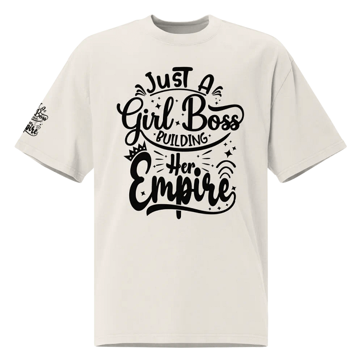 Eclipse Black Oversized Tee product image (3)