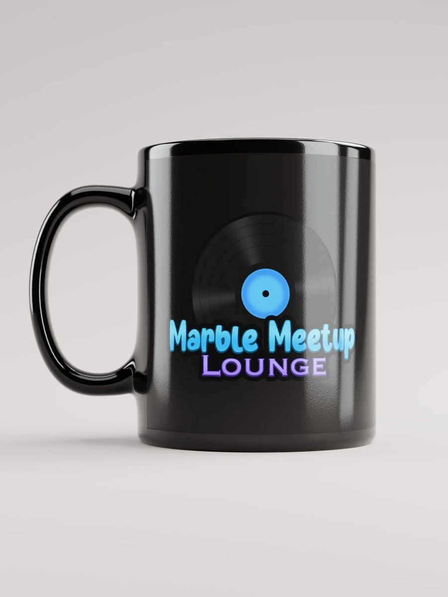 Marble Meetup Lounge Black Glossy Mug product image (12)