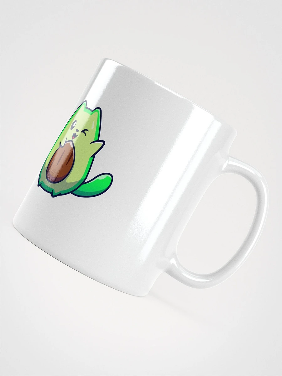 Winking Kawaii Avocado Cat Mug product image (4)