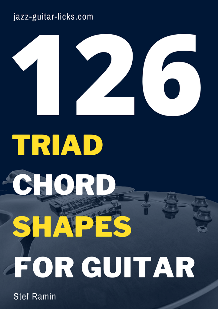 126 Triad Shapes for Guitar - Printable PDF Method product image (1)