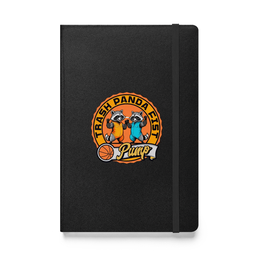 Trash Panda Fist Pump Basketball Hardcover Notebook product image (1)