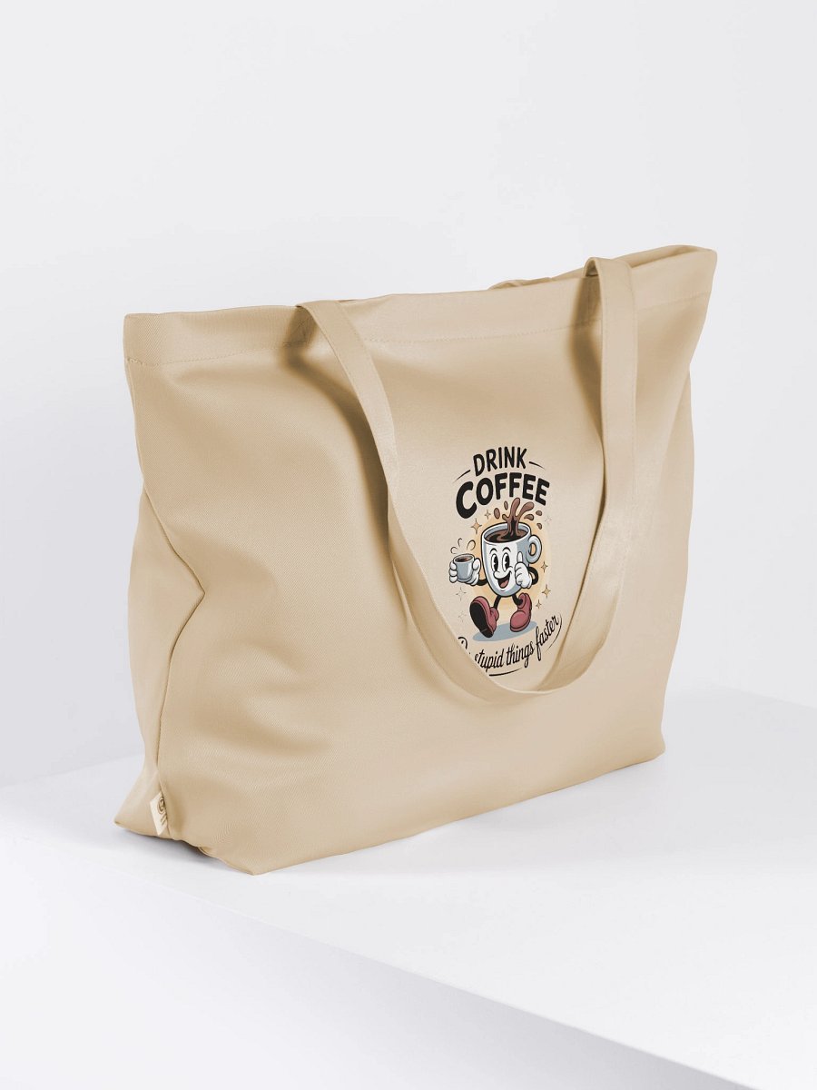 Drink Coffee Cartoon Tote Bag product image (4)