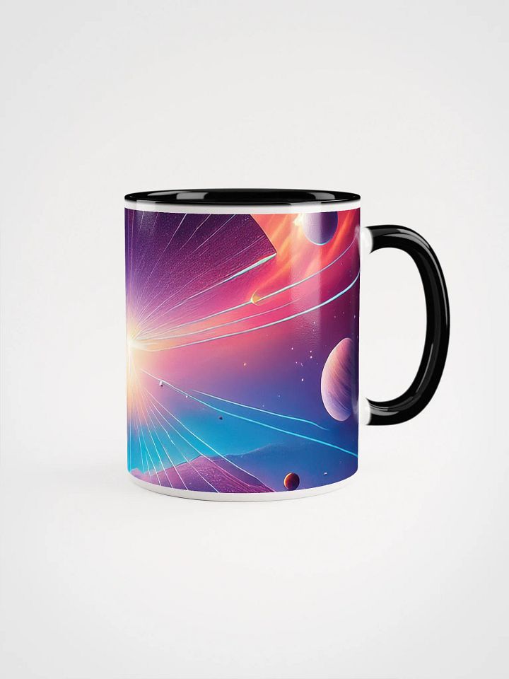 Ceramic Mug with Color inside shattered horizon product image (3)