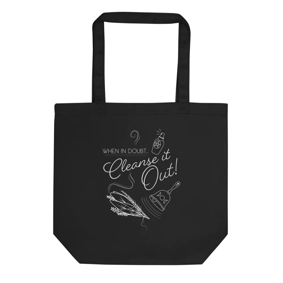 "Cleanse it out!" Eco-friendly tote bag product image (1)