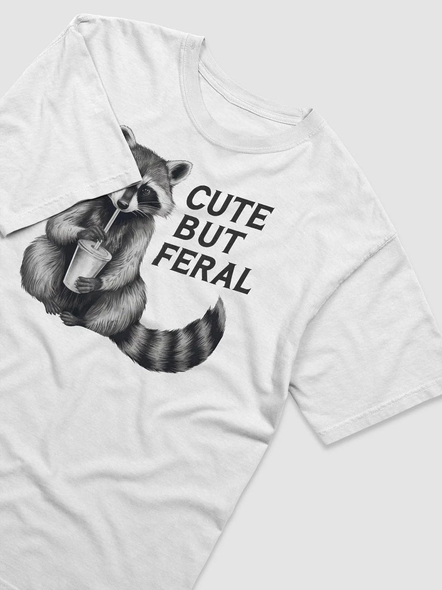 Cute But Feral Raccoon T-Shirt product image (3)