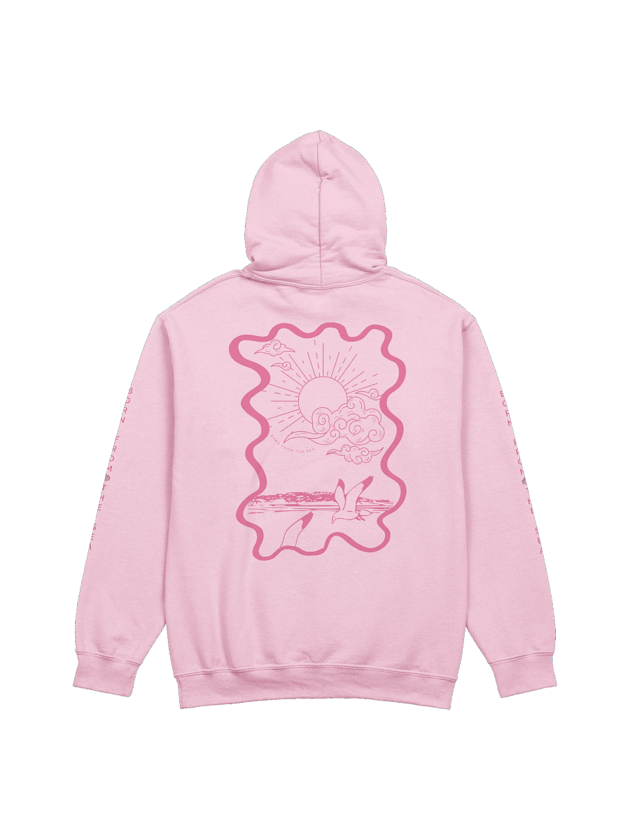 Born From The Sea Hoodie in Pink product image (1)
