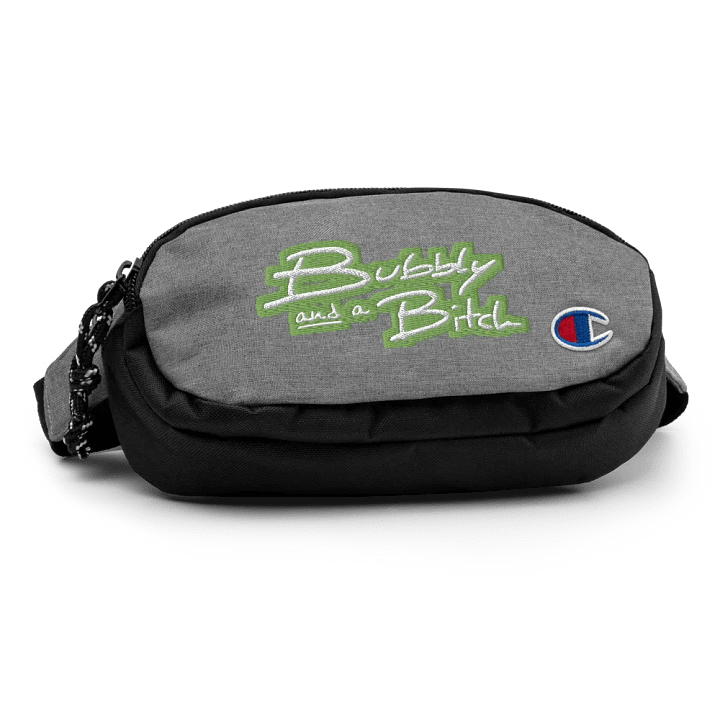 Bubbly and a B (light green bubble design 2) champion fanny pack product image (2)