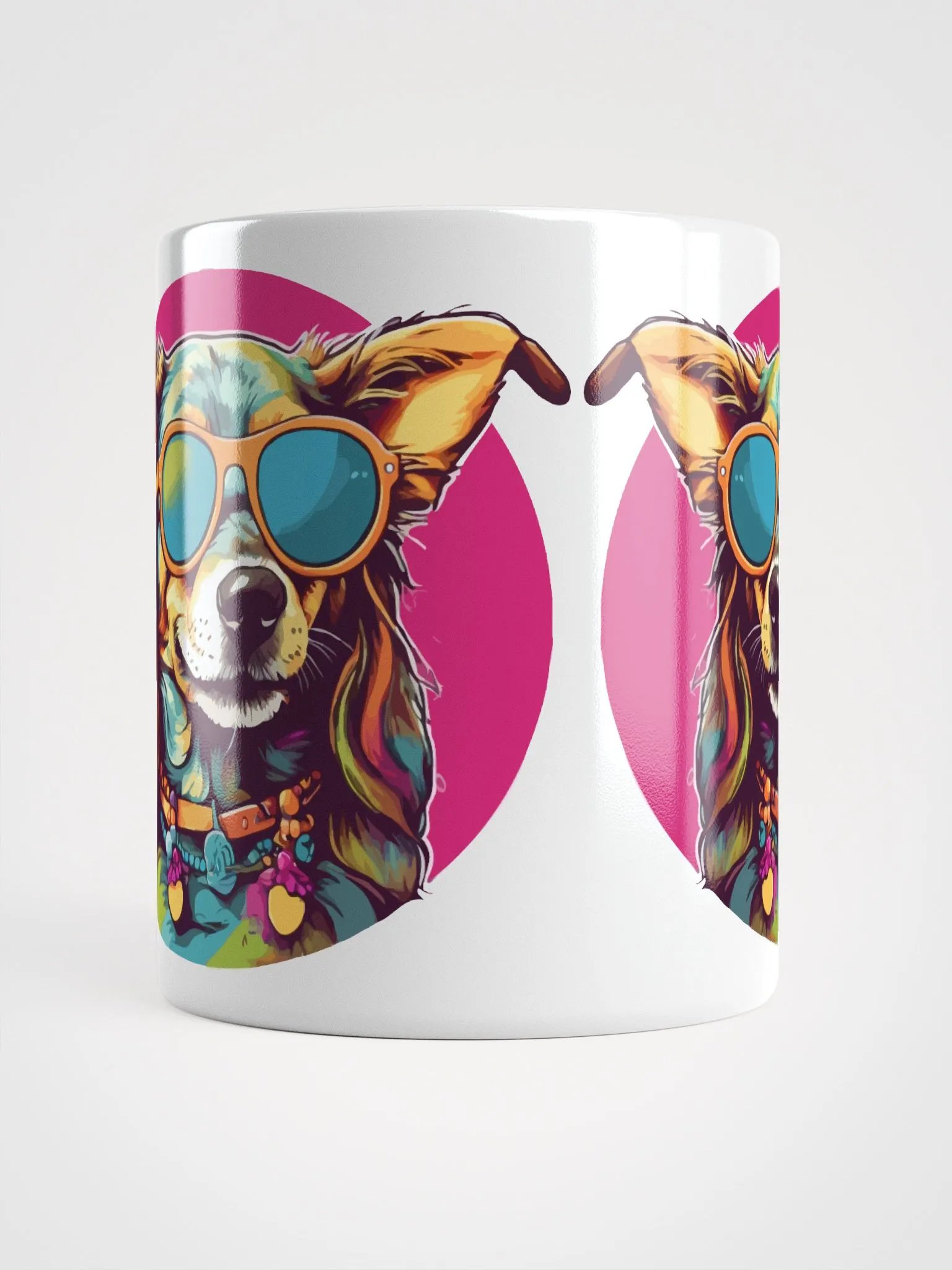 Hippie Dog 8 , Mug product image (9)