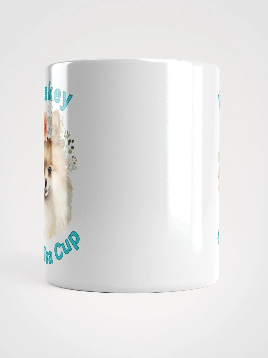 Floral Pomeranian White Glossy Mug product image (14)