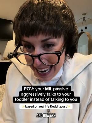 Why confront your daughter-in-law when you can weaponize a toddler and call it bonding? #comedyskit #momsoftiktok #reddit #mil #CapCut 