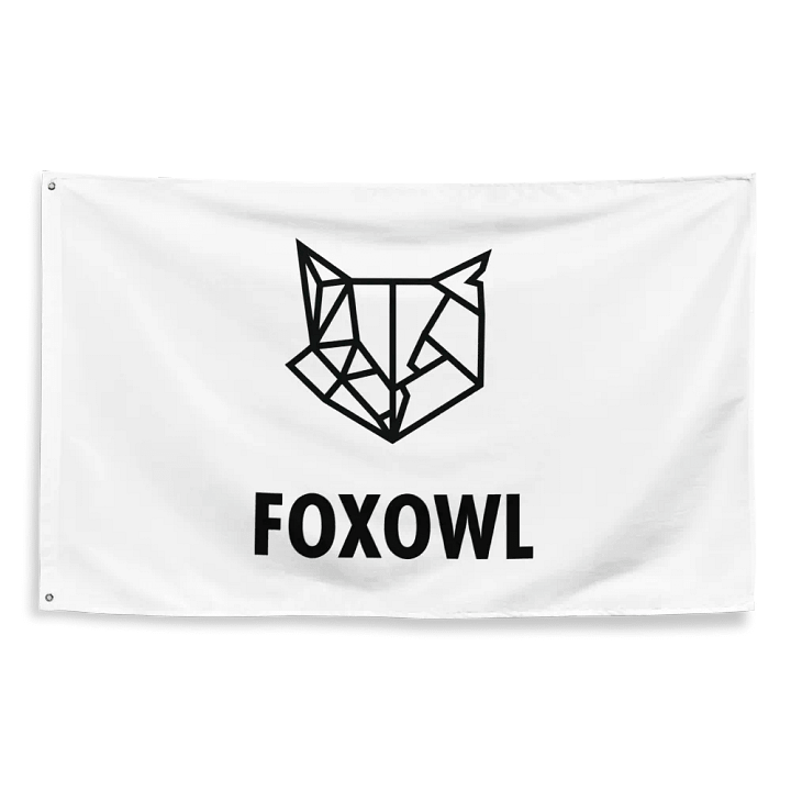 FOXOWL FLAG (WHITE) product image (2)