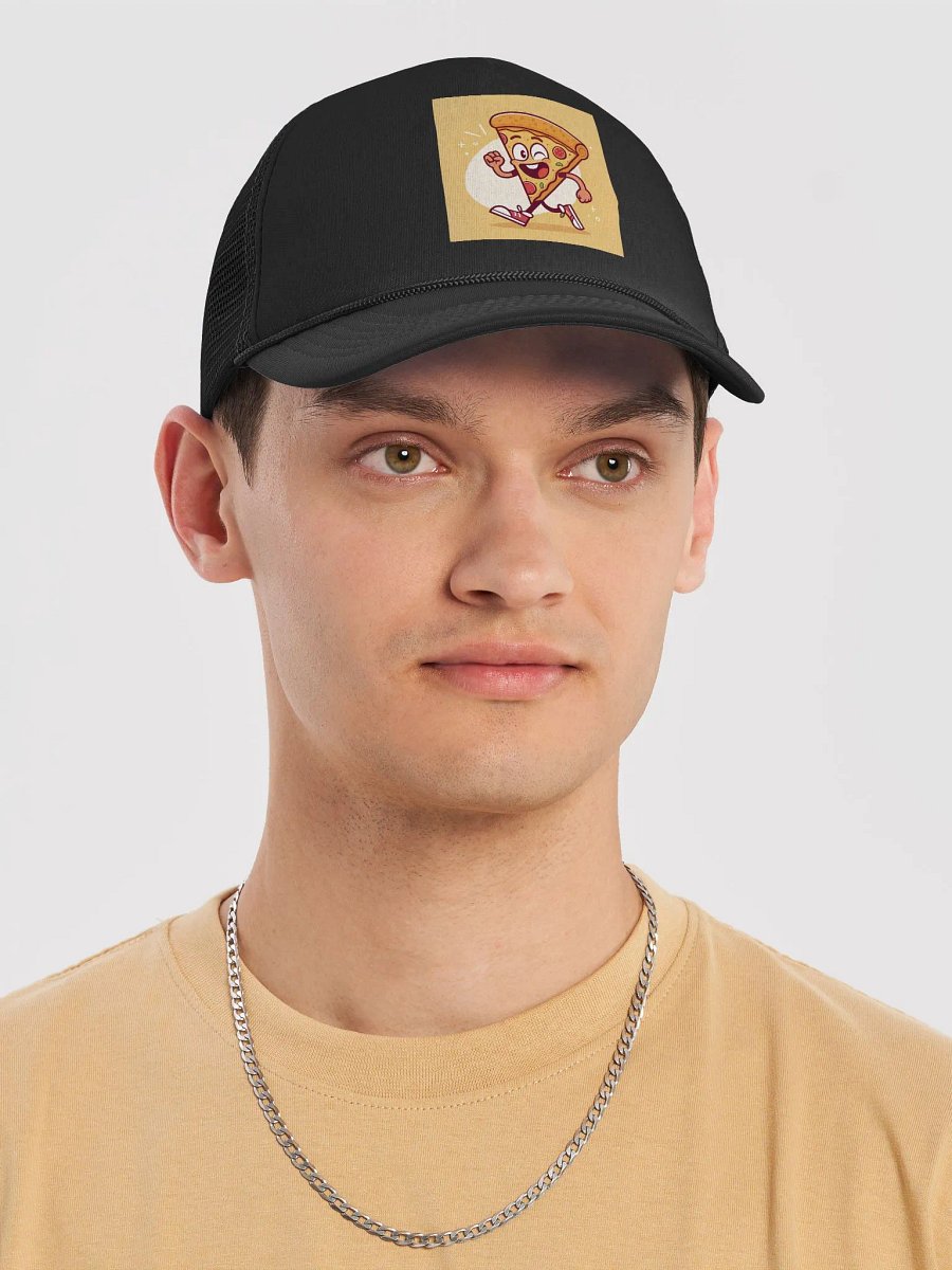 Energetic Pizza Foam Trucker Hat product image (10)
