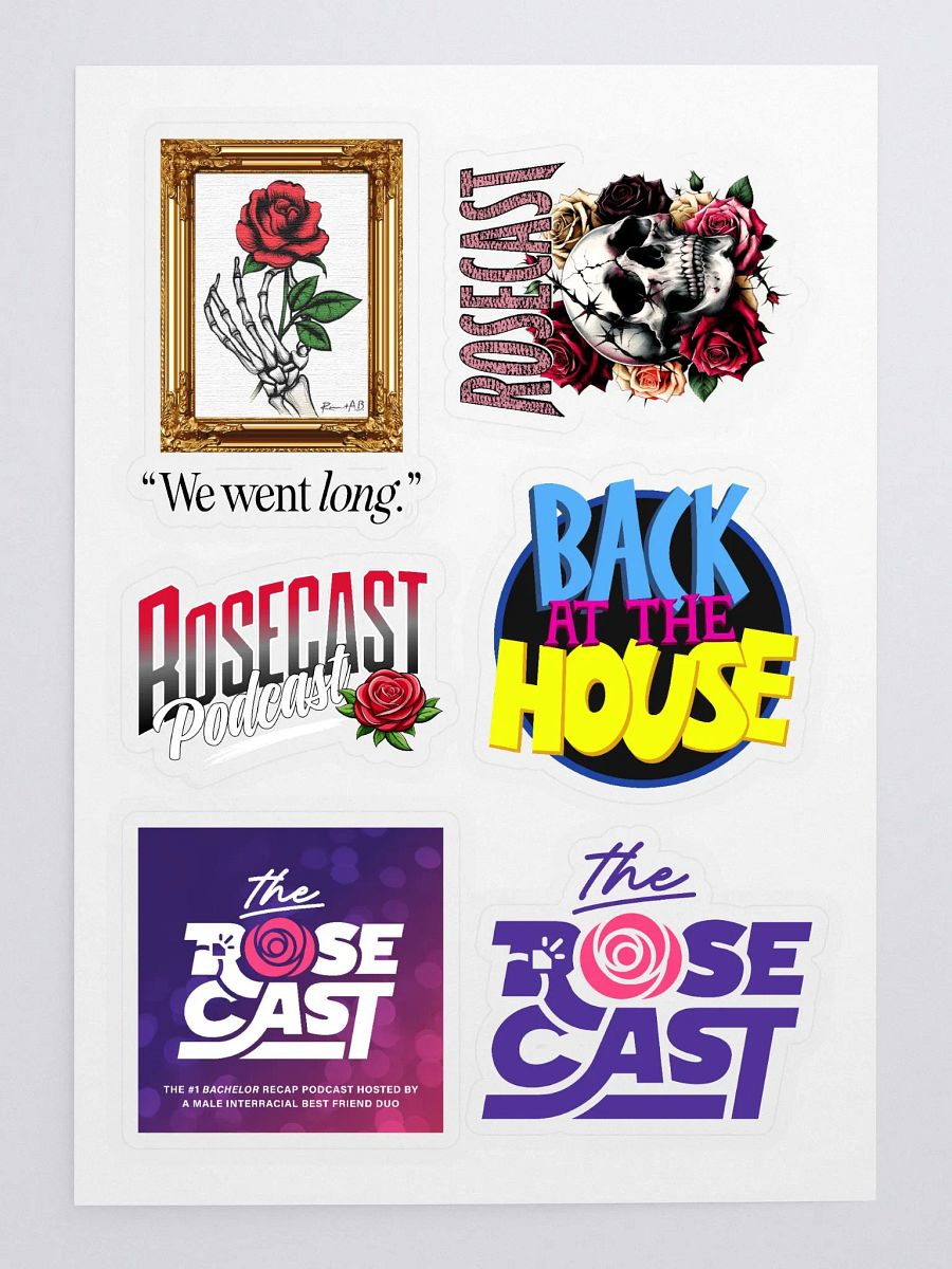 Rosecast Sticker Sheet product image (3)