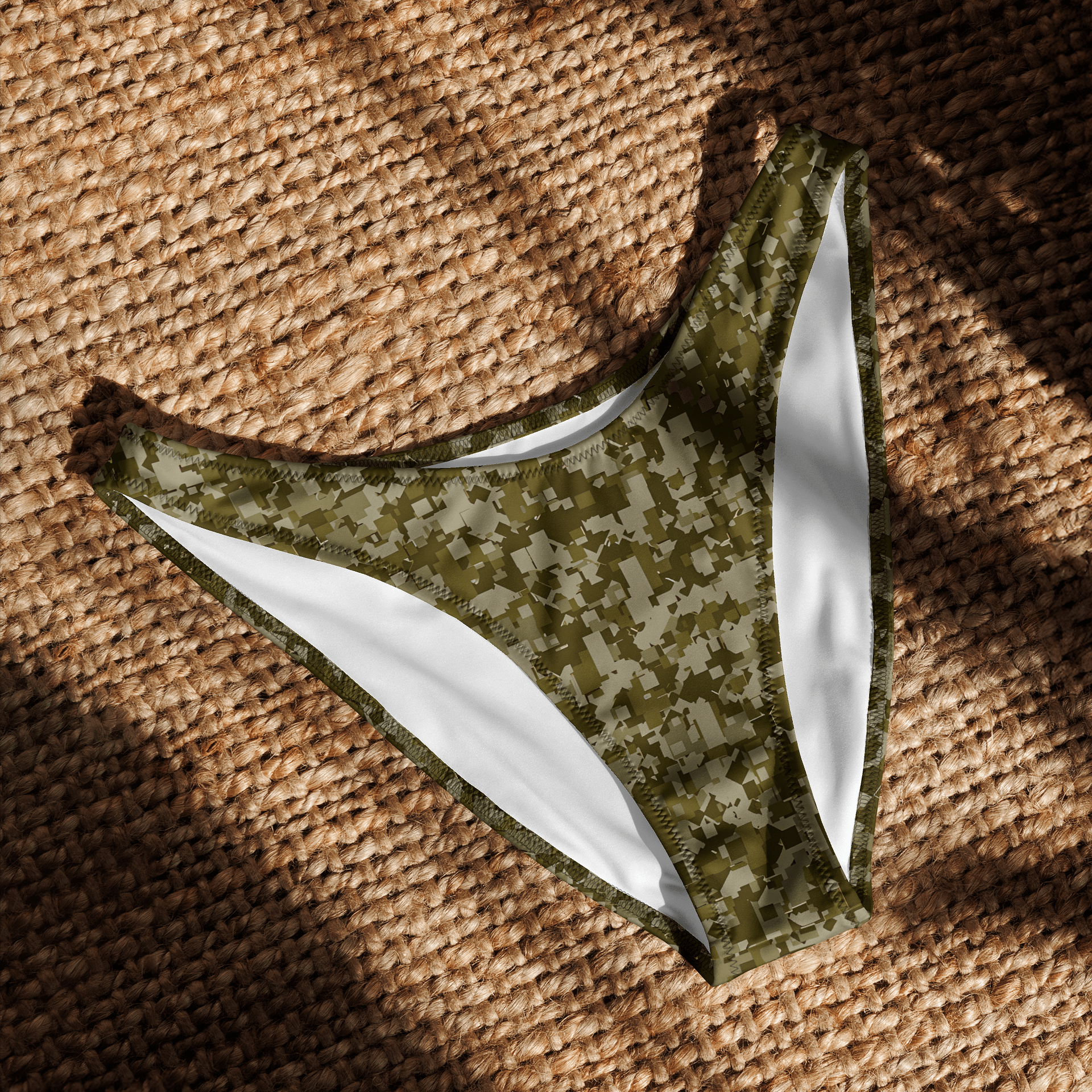 Eco-Chic Camo V-Cut Bikini Bottom product image (6)
