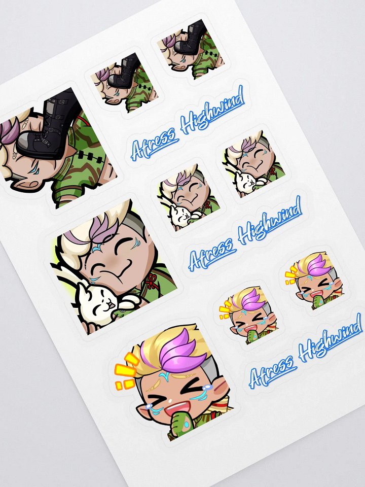 Afress Emote Collection Sticker Sheet #2 product image (1)