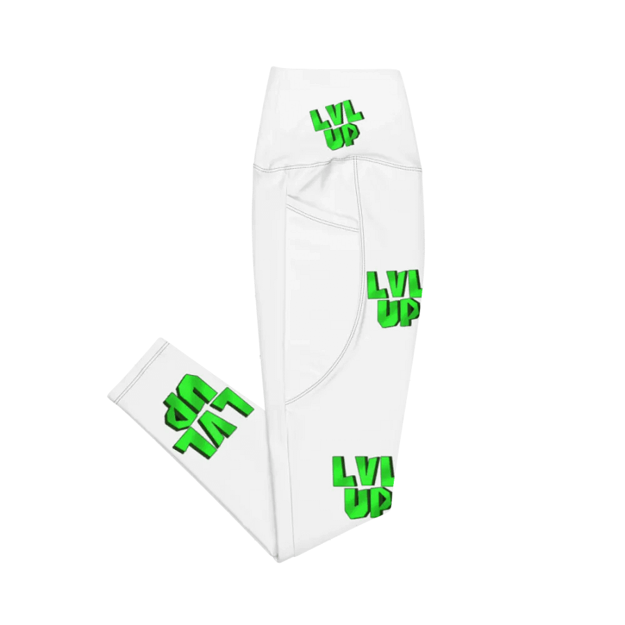 LVL UP White Yoga Pants product image (10)