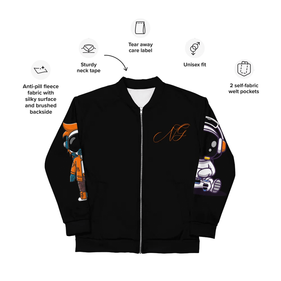 Noobs gaming bomber jacket product image (9)
