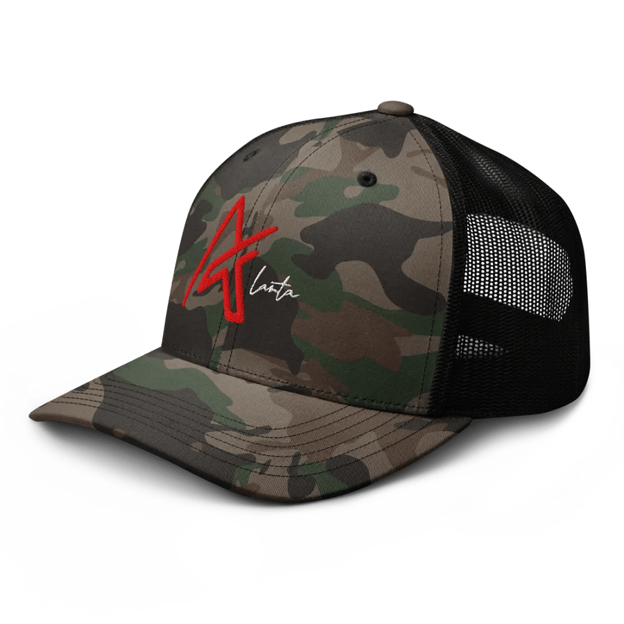 Atlanta Camouflage Trucker Hat product image (5)