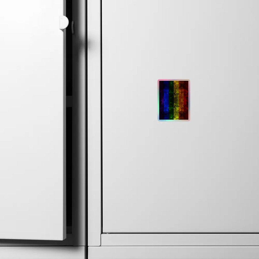 Pride Flag Sticker (Textured Variation) product image (6)