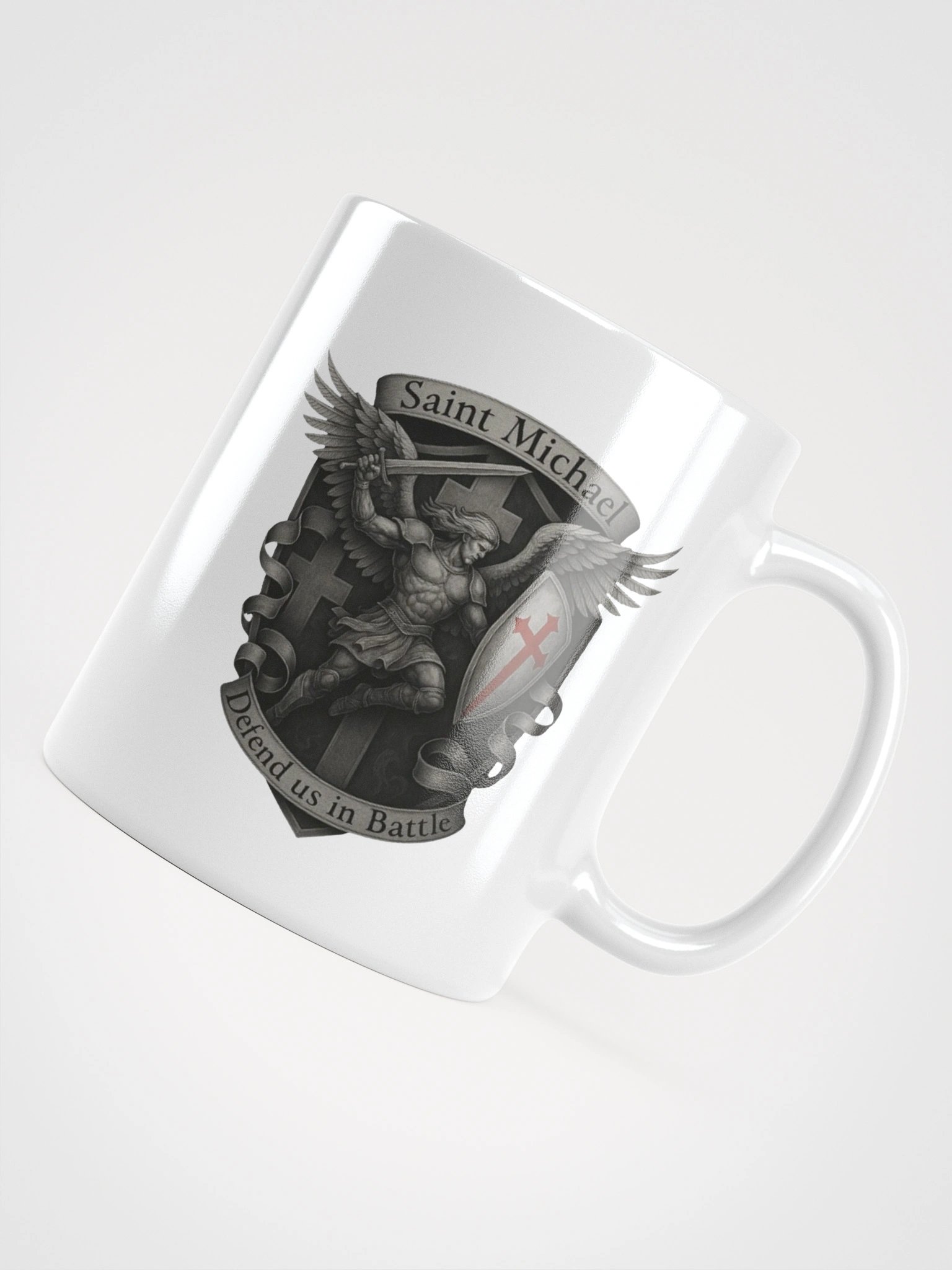 St Michael Defend Us In Battle Mug product image (12)