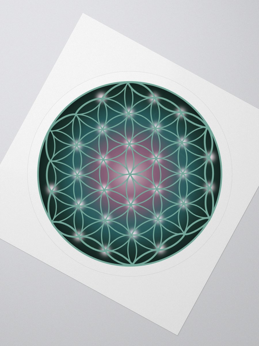 Flower of Life | Sacred Geometry Kiss Cut Stickers product image (5)