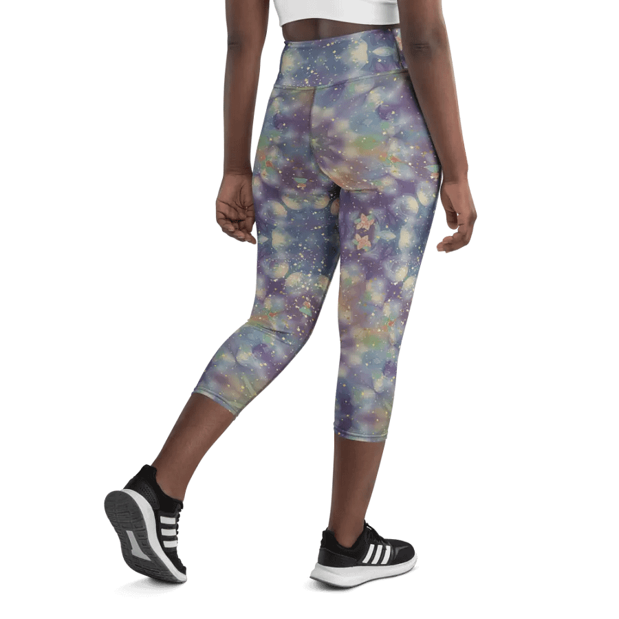 Celestial Whimsy Yoga Capri Leggings product image (8)