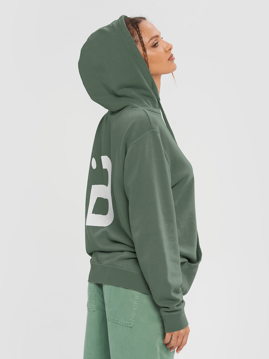 BUIII Originals Logo White Premium Vintage Hoodie product image (5)