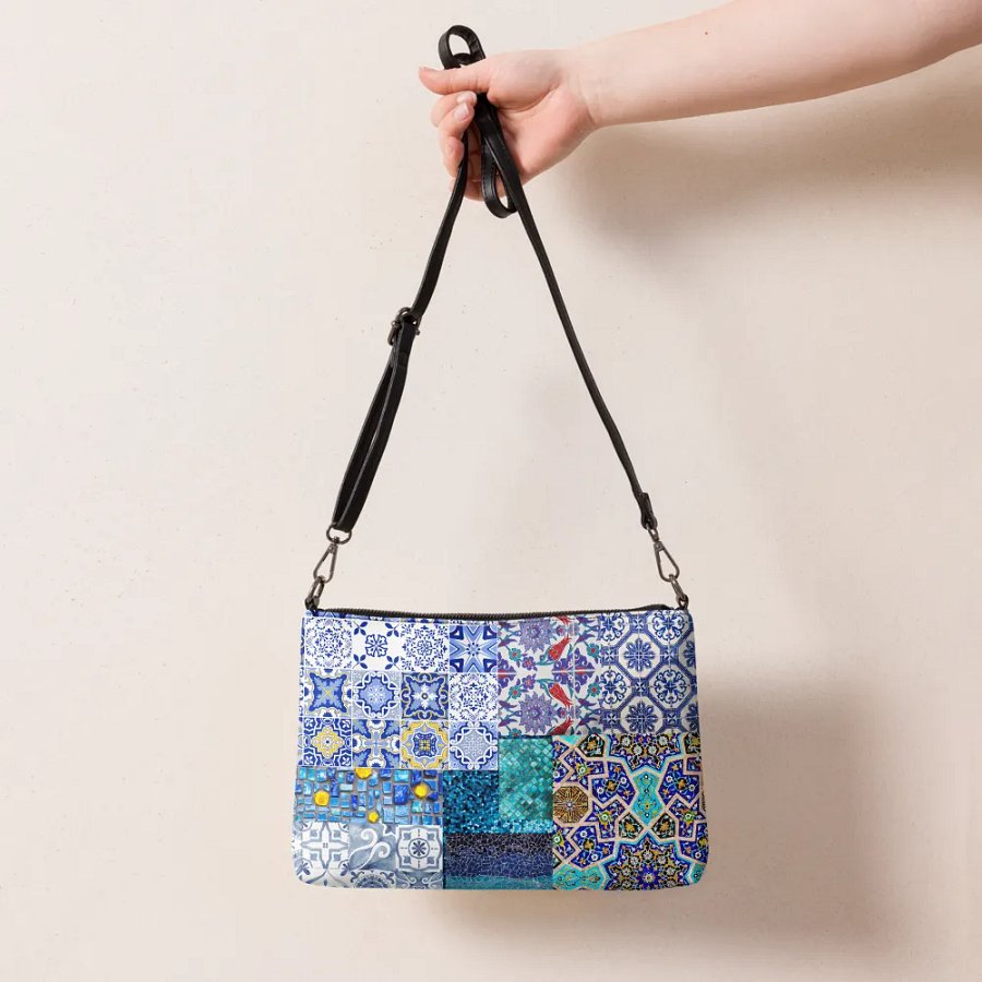 Maltese Tile Mosaic Crossbody Bag product image (7)